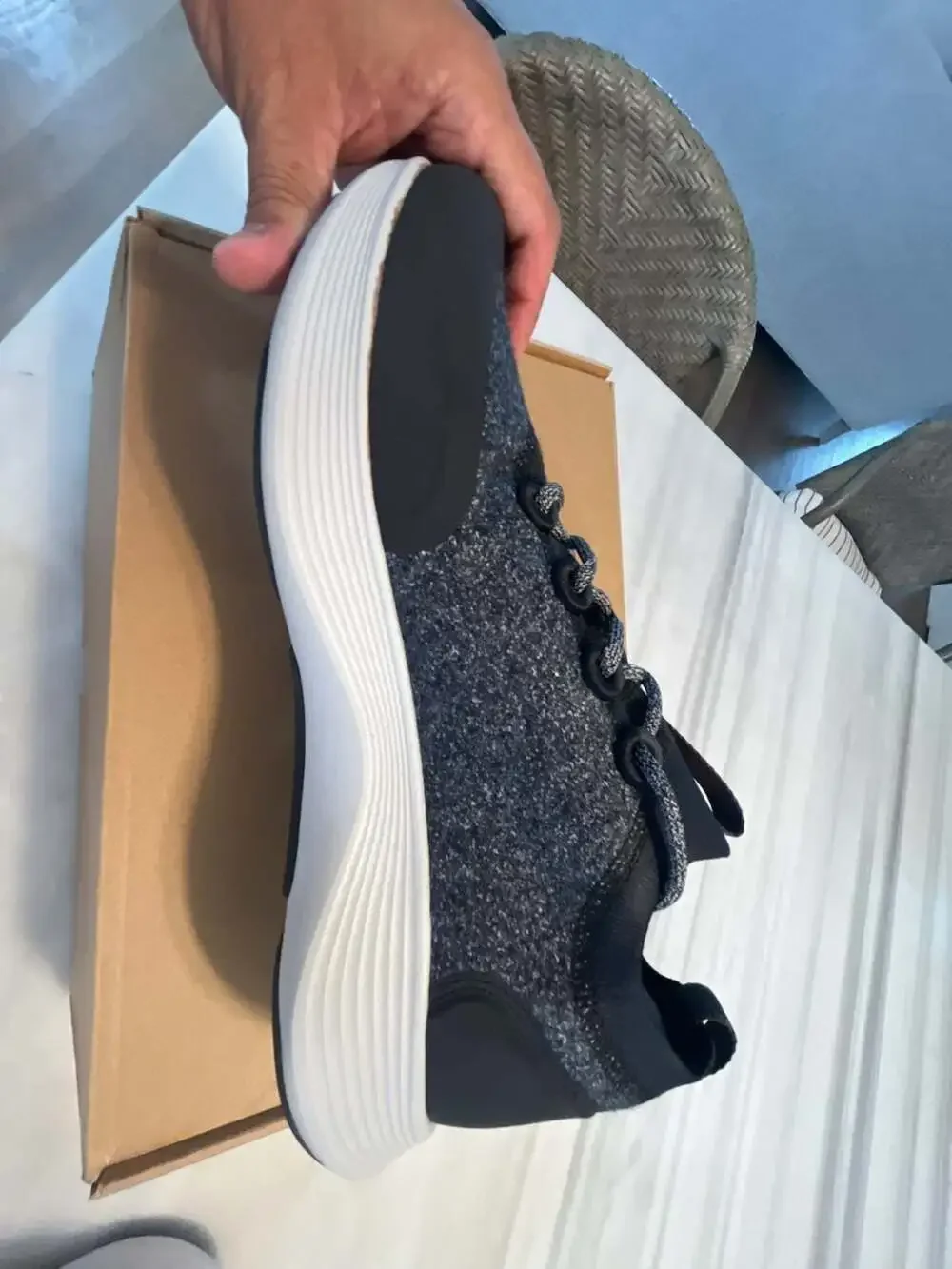 Allbirds Wool Strider Size 13.5 Dark Grey Active Shoes Mens